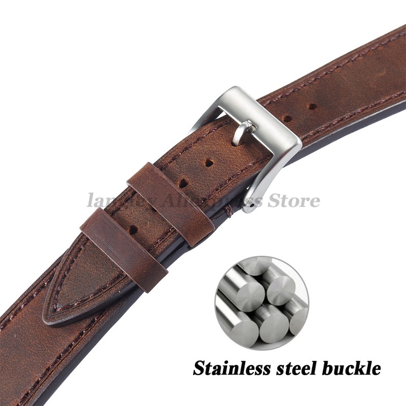 빠른 릴리스 빈티지 레트로 정품 가죽 시계 밴드 18m - Leather Strap Quick Release 리뷰 및 가격