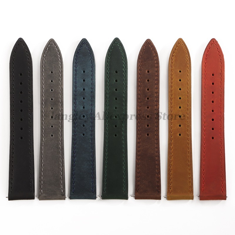 빠른 릴리스 빈티지 레트로 정품 가죽 시계 밴드 18m - Leather Strap Quick Release 리뷰 및 가격