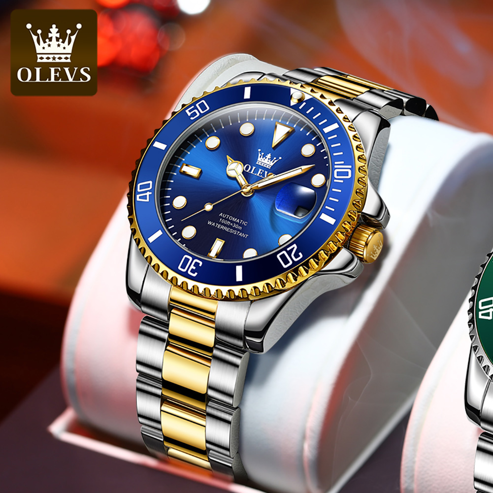 OLEVS 6650 남자 시계 클래식 원래 자동 기계식 - Rolex Watch Datejust 리뷰 및 가격
