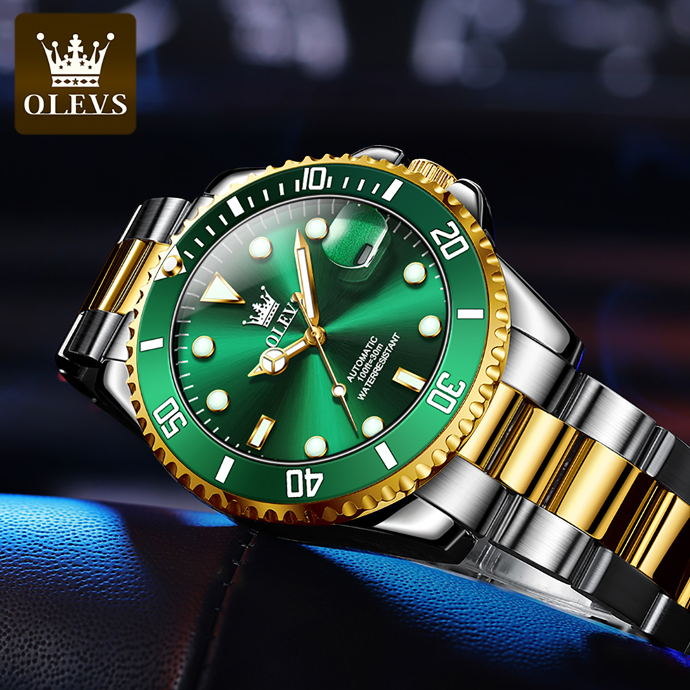 OLEVS 6650 남자 시계 클래식 원래 자동 기계식 - Rolex Watch Datejust 리뷰 및 가격