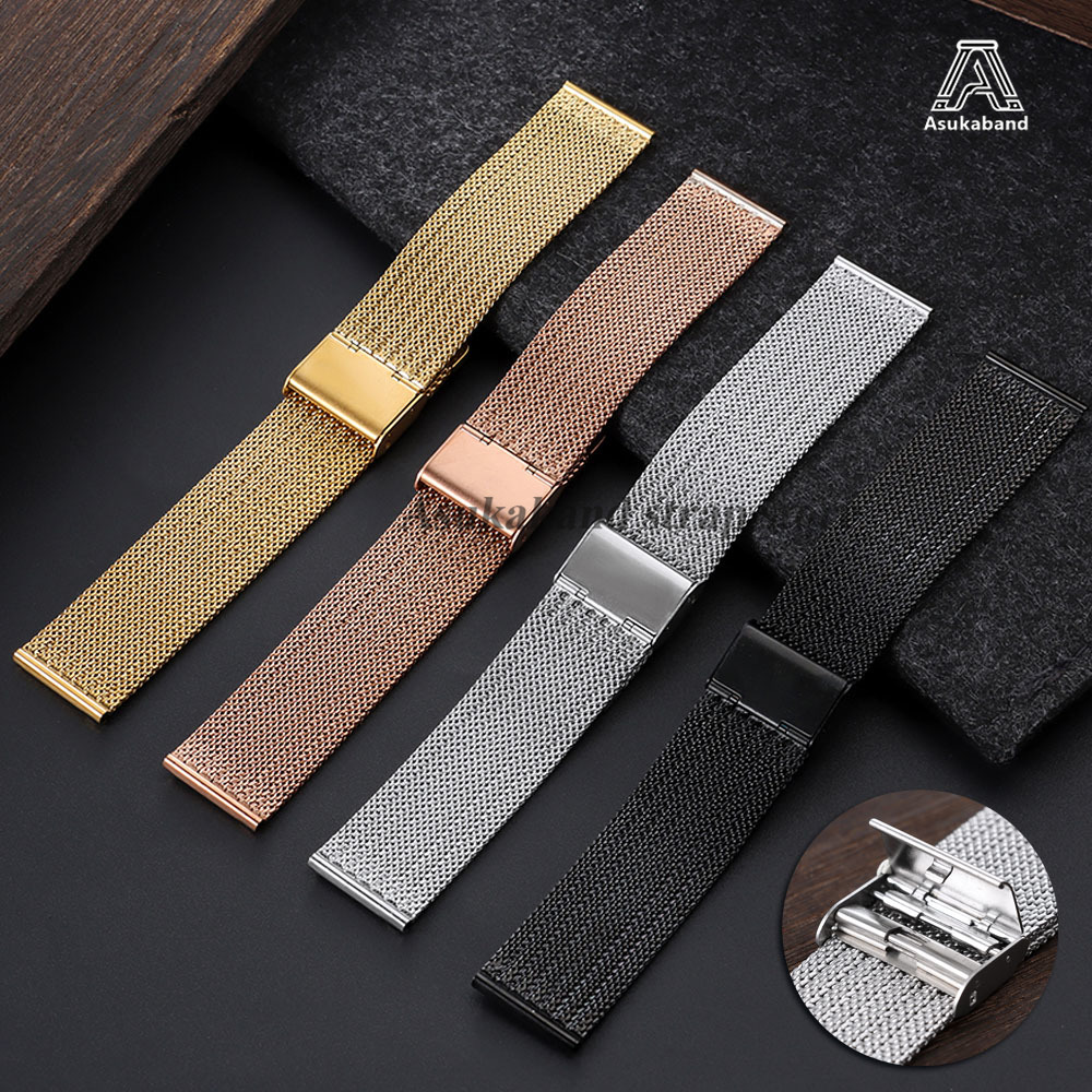 0.6 메쉬 밀라니즈 스테인리스 스틸 스트랩 18mm  - Mesh Strap Metal 리뷰 및 가격
