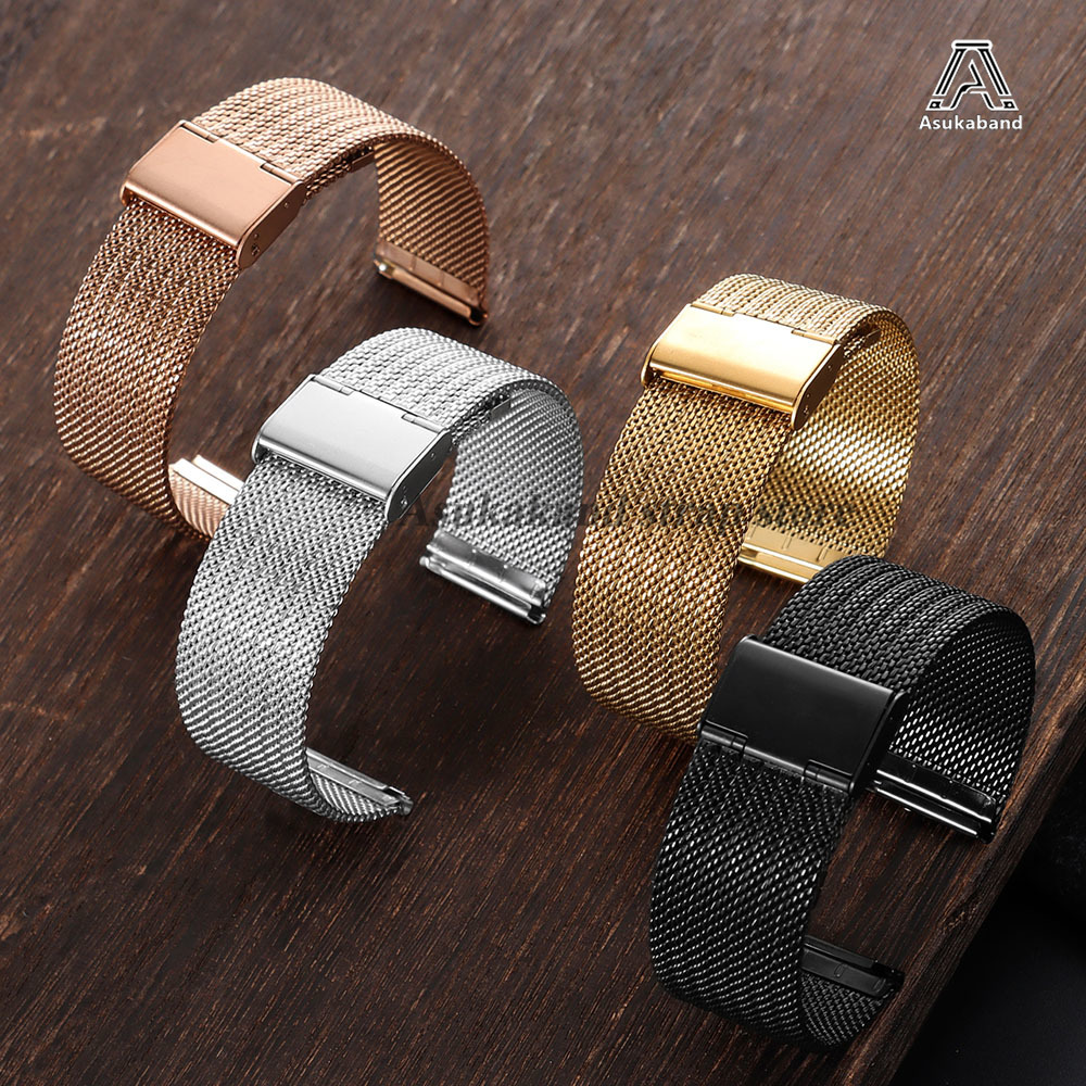 0.6 메쉬 밀라니즈 스테인리스 스틸 스트랩 18mm  - Mesh Strap Metal 리뷰 및 가격